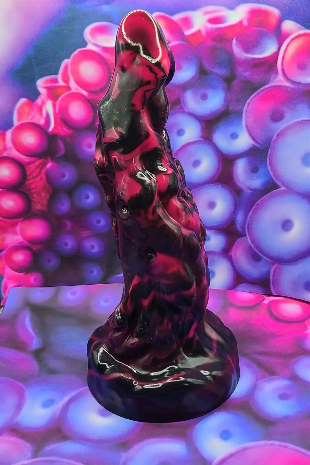 Dildo Tentaculo Black-Pink